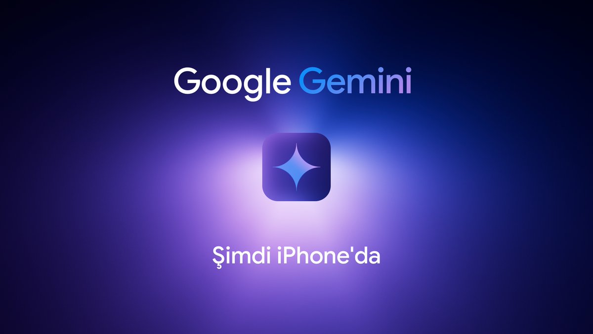 Gemini uygulaması artık iPhone’da ✨

App Store’dan indirebilirsiniz → goo.gle/3O7j6CQ