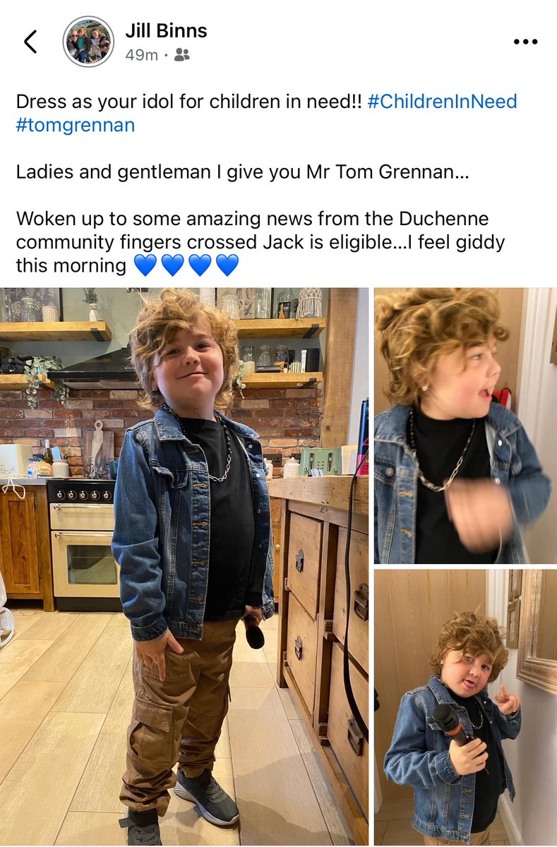 izabellasilver's tweet photo. @dawkinscov1980 you may remember earlier this year Tom kindly did a video message for my nephew who has Duchenne Muscular Dystrophy. I thought this might make him and you smile today 💙 #childreninneed #dressasyouridol #tomgrennan #duchenneuk #endduchenne https://t.co/V2A9ubcyqI