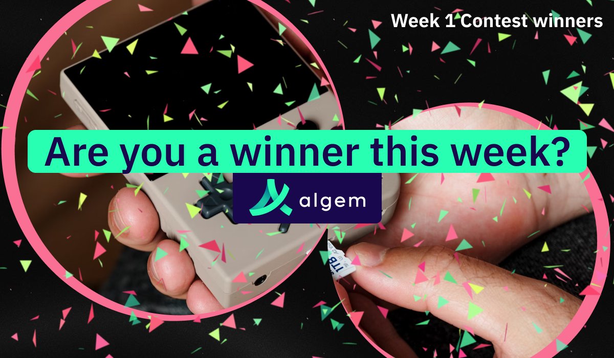Algem_io's tweet photo. The moment you've all been waiting for, right?

We've got the results of the first weekly contest for the Liquid Crowdloan! For this challenge, the participants just had to help decide a new name for the Liquid Crowdloan. The team have spoken and decided the new name will be:

⭐ Algem Liquid Loan ⭐

Well done to the winner and to see if you're one of the lucky top 3 winners, head over to our Discord # announcement channel now for the full results.

The first contest got off to a flying start and remember, you need to be in it to win it. Try your lucky in more upcoming contests and this time you could be the winner!

Transforming Finance, Redefining Freedom