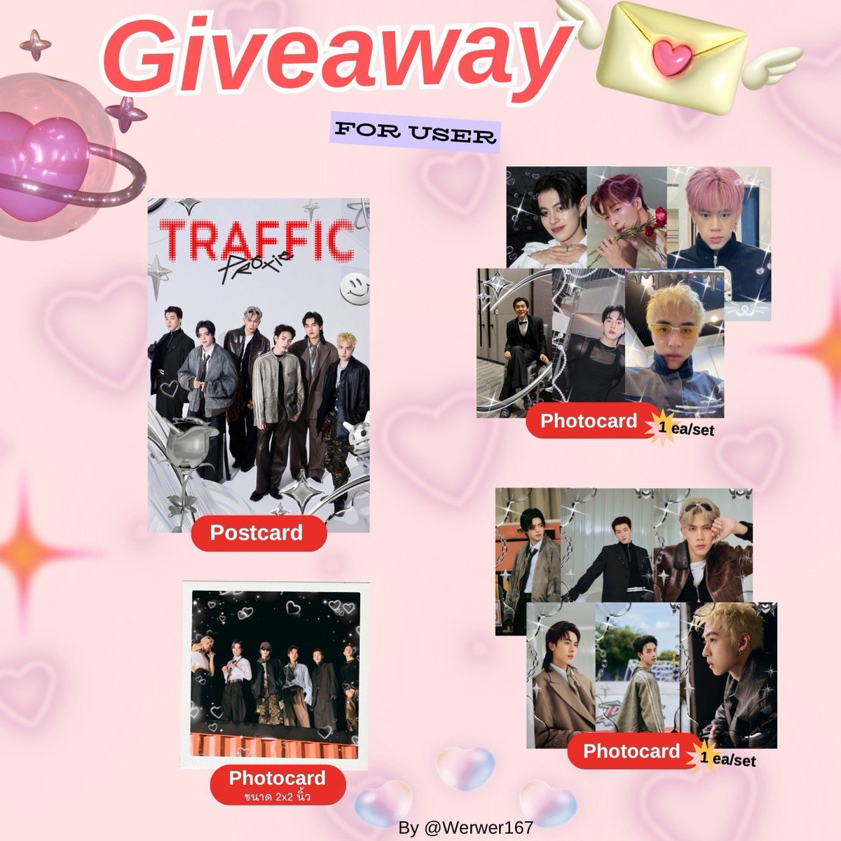 Werwer167's tweet photo. 𓂂 𓂃Giveaway for user  ´ˎ
🧡💛💚🩷🩵💜(❤️)

Postcard,Photocard
ʕㅇ̆̈ʔ ⁼ 30 set ✨

มารับกันเยอะๆนะคั้บบ😻
เลือกตามเมนได้เบย

pls rt &amp; show this tweet 

📍Impact Arena
🗓️ 16/11/2024

#giveawayUSER
#Proxie_The2ndConcert 
#PROXIEth https://t.co/FOkYWBxrHB