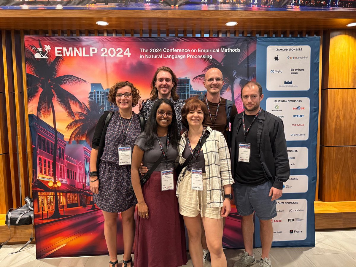 IMS at University of Stuttgart (@ims_stuttgart) on Twitter photo Science, shenanigans, and a splash of fun. Our lab squad at EMNLP. 🙌🥳🧑🎓👩🎓 #EMNLP2024 #EMNLP #NLProc #nlp <a href="/afalenska/">Agnieszka Faleńska</a> <a href="/aswathyve/">Aswathy Velutharambath</a> <a href="/esrase__/">Esra</a> <a href="/filipmiletic_/">Filip Miletic</a> <a href="/urbanknuples/">Urban Knupleš</a> <a href="/maxmmaurer/">Maximilian Maurer</a> Science, shenanigans, and a splash of fun. Our lab squad at EMNLP. 🙌🥳🧑🎓👩🎓 #EMNLP2024 #EMNLP #NLProc #nlp <a href="/afalenska/">Agnieszka Faleńska</a> <a href="/aswathyve/">Aswathy Velutharambath</a> <a href="/esrase__/">Esra</a> <a href="/filipmiletic_/">Filip Miletic</a> <a href="/urbanknuples/">Urban Knupleš</a> <a href="/maxmmaurer/">Maximilian Maurer</a>