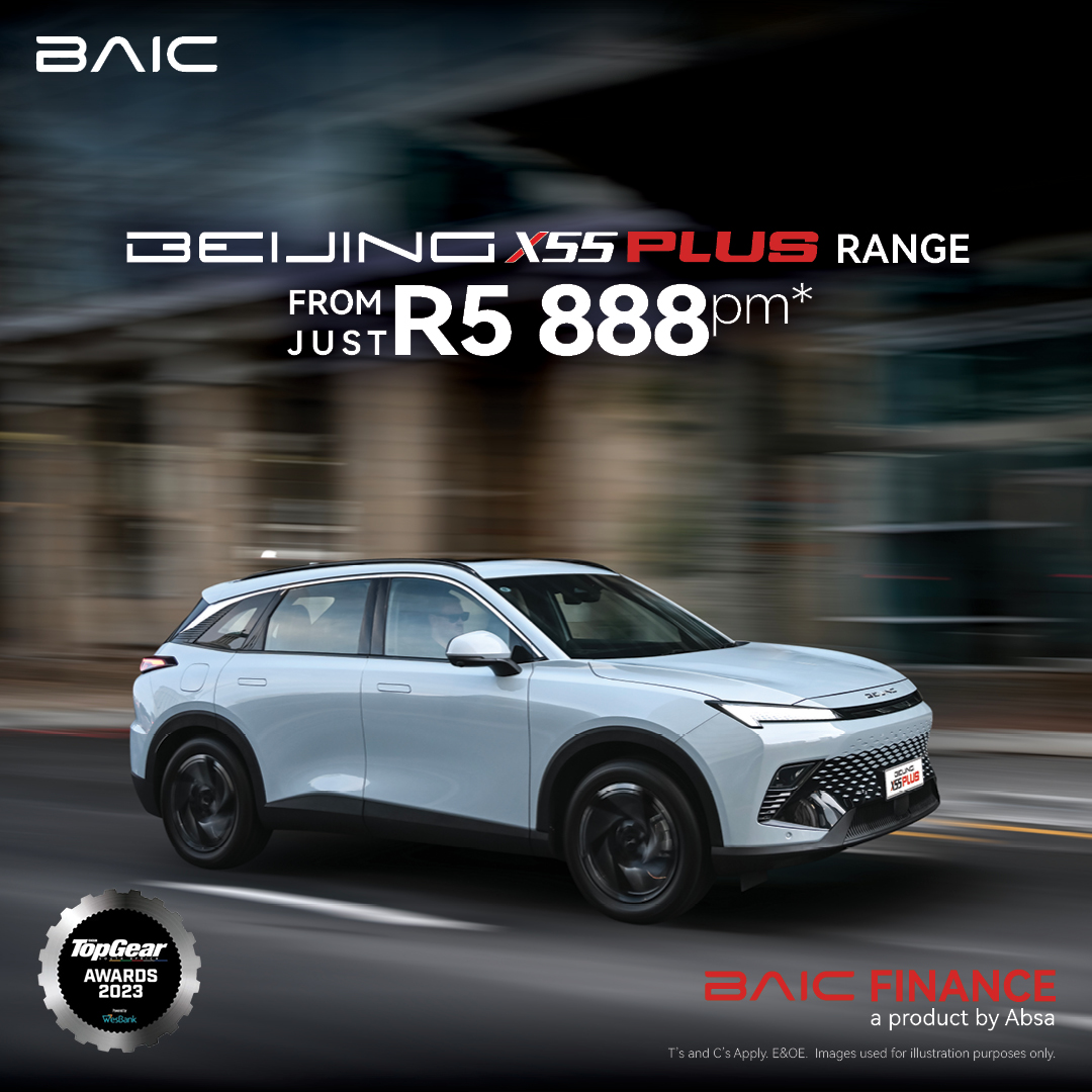 baic_automobile's tweet photo. Introducing the stunning BEIJING X55 PLUS! This dream SUV combines sleek design with sophisticated style. 

Get yours today!
🌐 https://t.co/K64YQLwVIC  
Ts&amp;Cs Apply

#BAICSA #BEIJINGX55PLUS #ElevateYourJourney #SUVLife https://t.co/UaVCH4bjIT