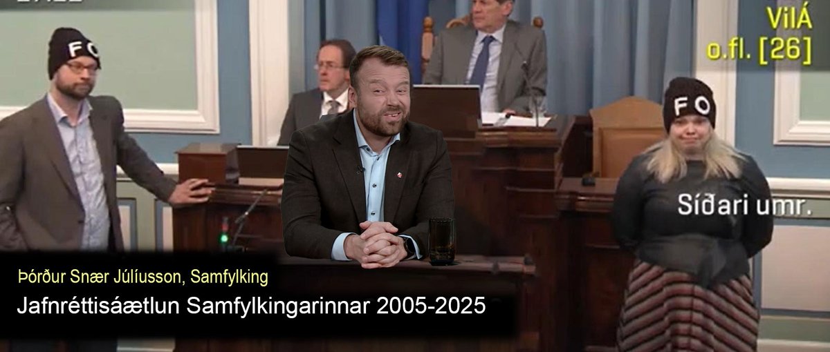 Þau hafa líka jafnréttisplan til tíu ára !!!