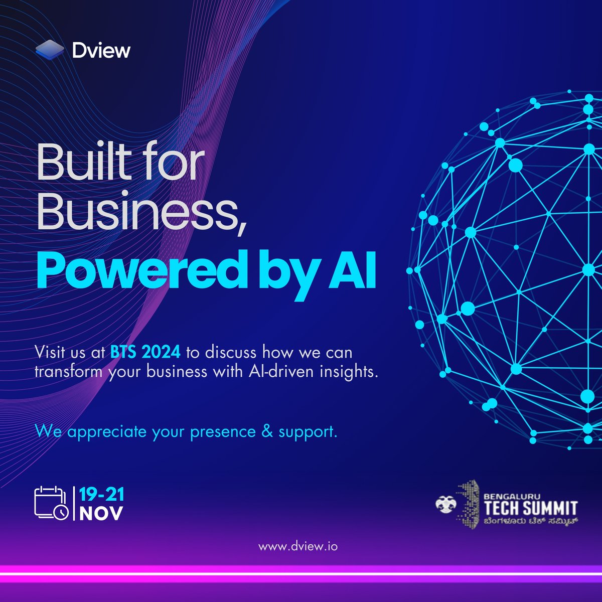 The countdown is on. 🚀 

Join us at Bengaluru Tech Summit from Nov 19-21 and explore how AI can revolutionize your business. 

Let’s shape the future together with insights powered by AI.

Catch our Co-Founders at the event:
Kauts Shukla and Supratik Shankar

See you there! 👋