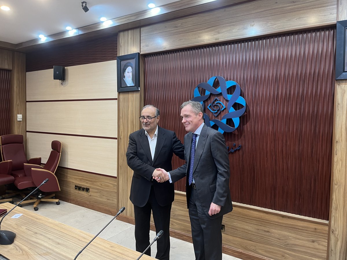 1/2 Interesting meeting with Iran’s National Development Fund. Happy to inform about the Norwegian Sovereign Wealth Fund (GPFG), which has USD 1.7 trillion in assets globally. The real return from Fund finance more than 20 percent of public spending. <a href="/Hemmati_ir/">Abdolnaser Hemmati عبدالناصر همتی</a> <a href="/ghazanfarime/">Mehdi Ghazanfari مهدی غضنفری</a>