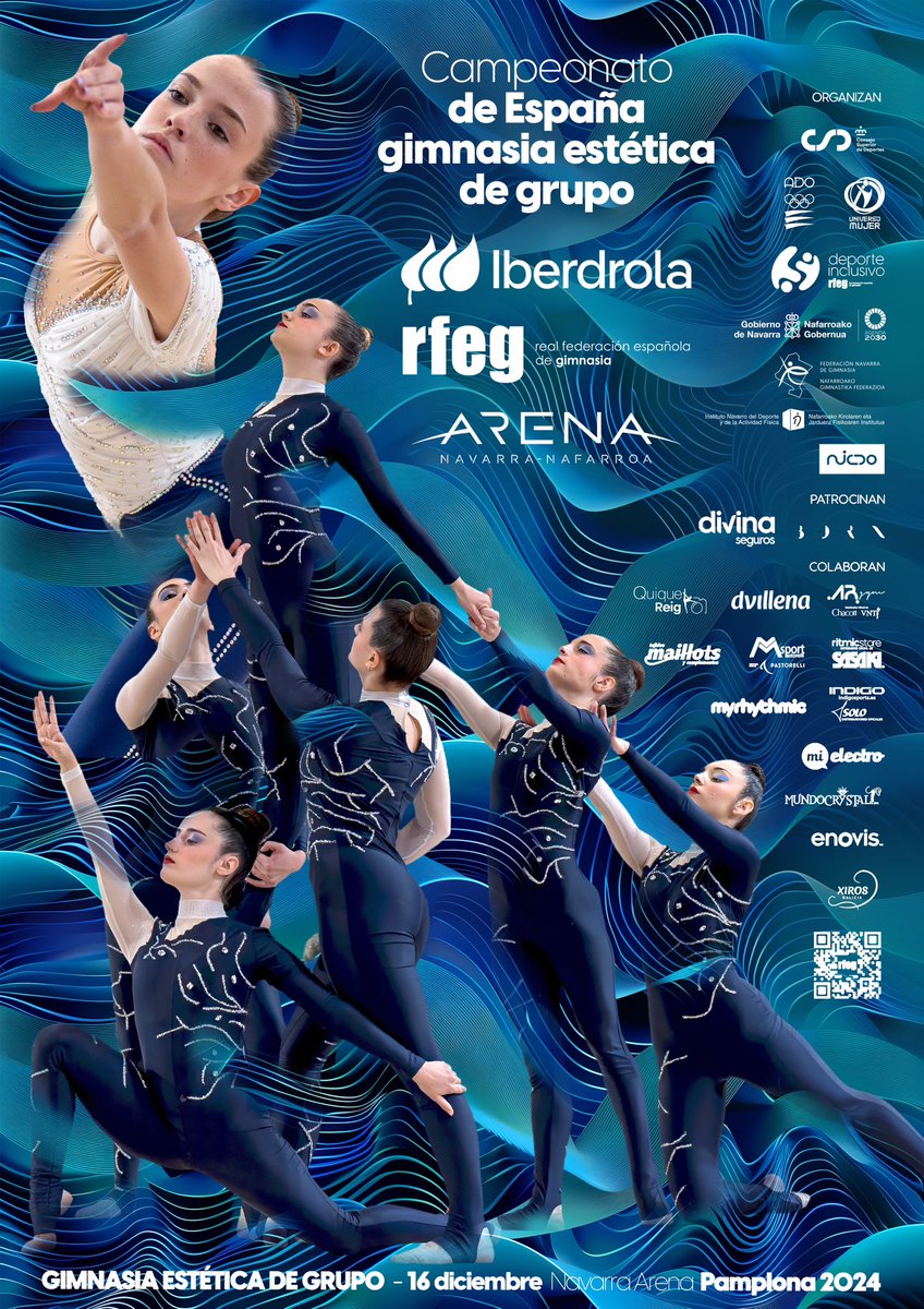 Comparto con vosotros los carteles de los eventos con los que cerraremos la temporada 2024: Copa Base individual y Campeonato de España de conjuntos #GR, Gymnastrada Inclusiva y Campeonato de España de Gimnasia Estética de Grupo. ¡Os esperamos en Pamplona! <a href="/RFEGimnasia/">RFEGimnasia</a>