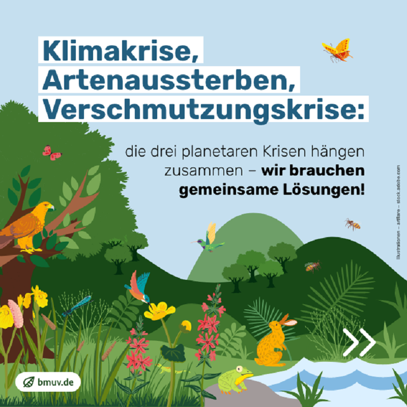 _BMUKN's tweet photo. „Wir können der #Klimakrise nur dann etwas entgegensetzen, wenn wir konsequent die Natur schützen, den globalen Wasserhaushalt stabilisieren und die Übernutzung unserer natürlichen Ressourcen eindämmen.“ Bundesumweltministerin @SteffiLemke #COP29 #Weltklimakonferenz