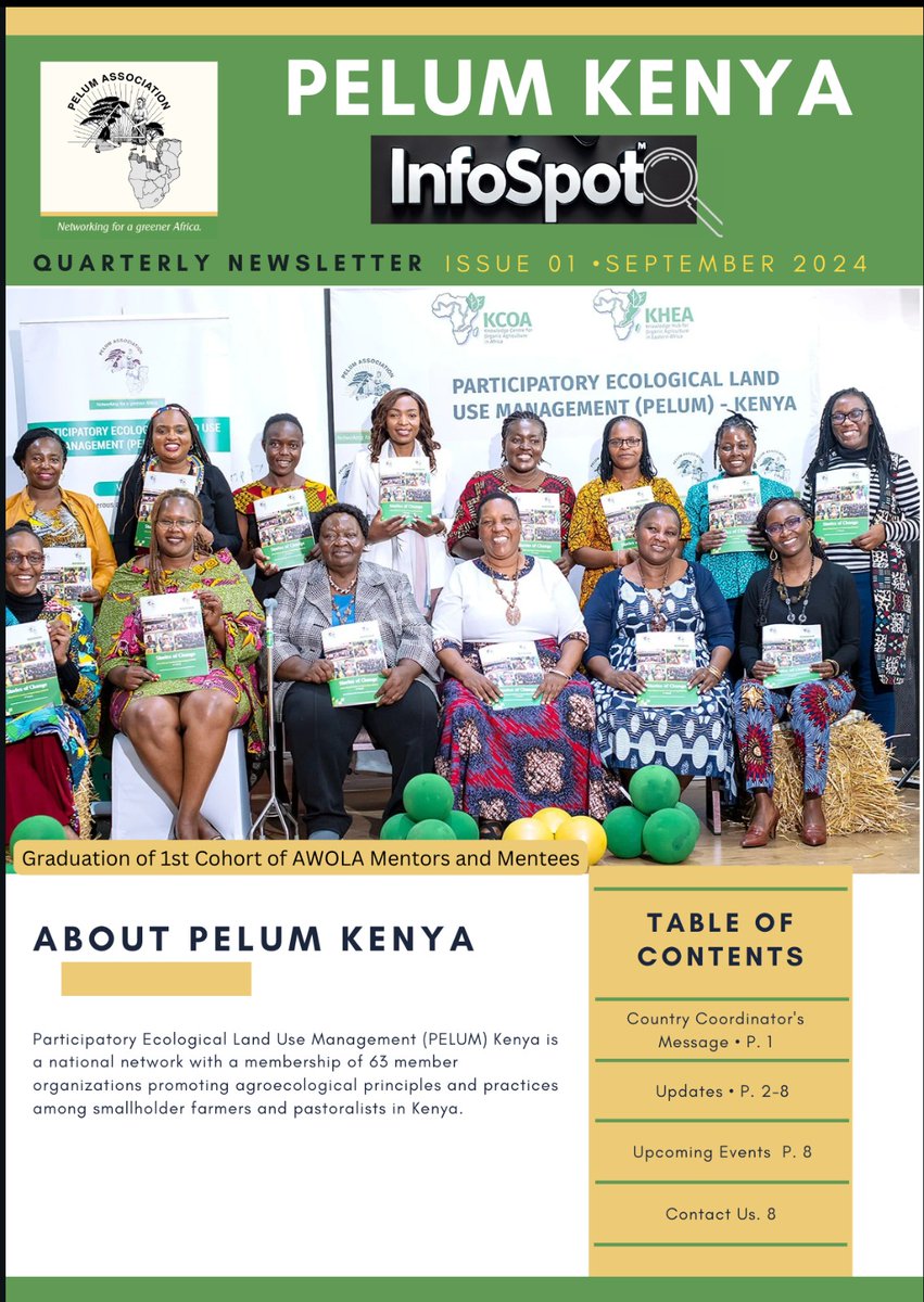 PelumKenya's tweet photo. The latest  issue of our Quarterly Newsletter (InfoSpot) is here
✨ 
 
Have a glimpse  of PELUM Kenya work https://t.co/o3Zzq5kFDy

💡 𝘎𝘰𝘵 𝘢 𝘴𝘵𝘰𝘳𝘺 𝘵𝘰 𝘴𝘩𝘢𝘳𝘦?  𝘚𝘦𝘯𝘥 𝘵𝘰 𝘦𝘷𝘦𝘯𝘵𝘴@𝘱𝘦𝘭𝘶𝘮𝘬𝘦𝘯𝘺𝘢.𝘯𝘦𝘵 https://t.co/YuEuAAte0T