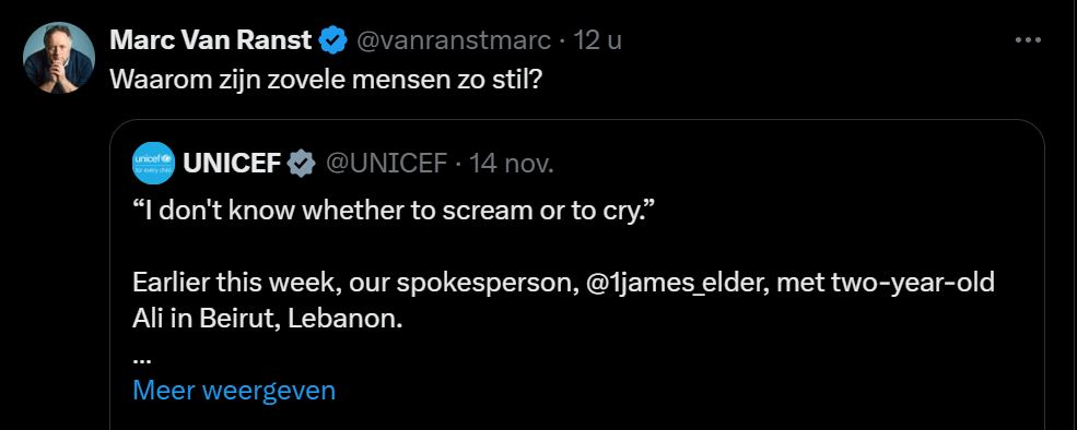 misschien omdat je 'zovele mensen' blokkeert op x