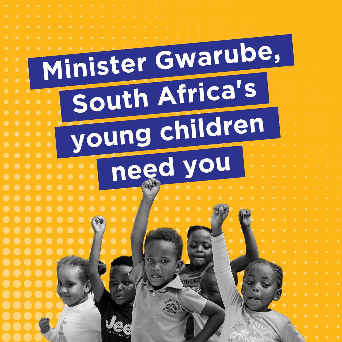 LRCSouthAfrica's tweet photo. Join us in Pretoria on 20 Nov, for the ECD sit-in calling on Minister of Basic Education @Siviwe_G to prioritise our youngest generation and the ECD sector that nurtures them. #spendthemoney #Tablethebill #ECDSitIn https://t.co/bd7HjnTFwL