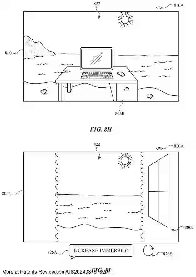 PatentPulse's tweet image. Apple's patent application #US20240379102A1 reveals methods for controlling immersive 3D environments. It responds to speech requests &amp;amp; adjusts outputs with user inputs. Explore the future of interactive tech with #3Dinterfaces by #Apple! $AAPL #PatentApplication #ImmersiveTech