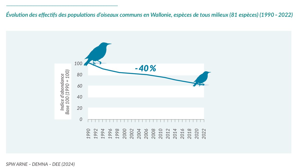 La biodiversité assure notre qualité de vie. C’est l’air sur nous respirons, la nourriture que nous mangeons et un bouclier contre de nombreux soucis.

En Wallonie, elle est dans un état « préoccupant ». Réduire de 75% (😳) le budget alloué à sa protection est hallucinant…