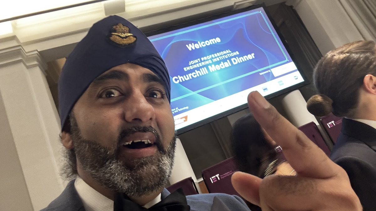 Manjeet Ghataora OBE (@raf_engineer) on Twitter photo Such a privilege to be one of the judges for the #churchillmedalawards (the only quad Service Eng Award from the Pro Eng Institutes - well done too all the finalists and especially to the winners from the HMS Vanguard Reactor Repair Support Team 👏go to <a href="/TheIET/">The Institution of Engineering and Technology</a> to find out more. Such a privilege to be one of the judges for the #churchillmedalawards (the only quad Service Eng Award from the Pro Eng Institutes - well done too all the finalists and especially to the winners from the HMS Vanguard Reactor Repair Support Team 👏go to <a href="/TheIET/">The Institution of Engineering and Technology</a> to find out more.