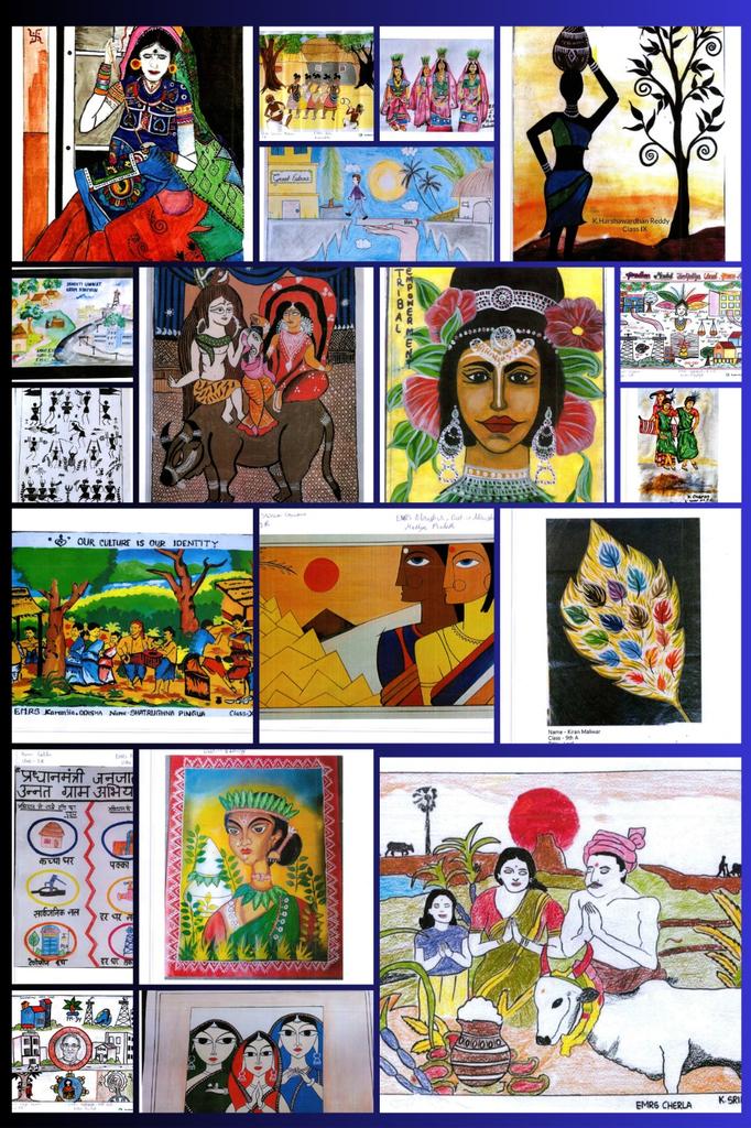 On the occasion of Janjatiya Gaurav Diwas, Hon'ble Prime Minister Shri Narendra Modi interacted with the students of EMRS and appreciated the paintings made by EMRS students displayed in the stall at Jamui, Bihar. #BirsaMunda150 #PMJANMAN <a href="/narendramodi/">Narendra Modi</a> <a href="/PMOIndia/">PMO India</a> <a href="/TribalAffairsIn/">Ministry of Tribal Affairs, Govt. of India</a>