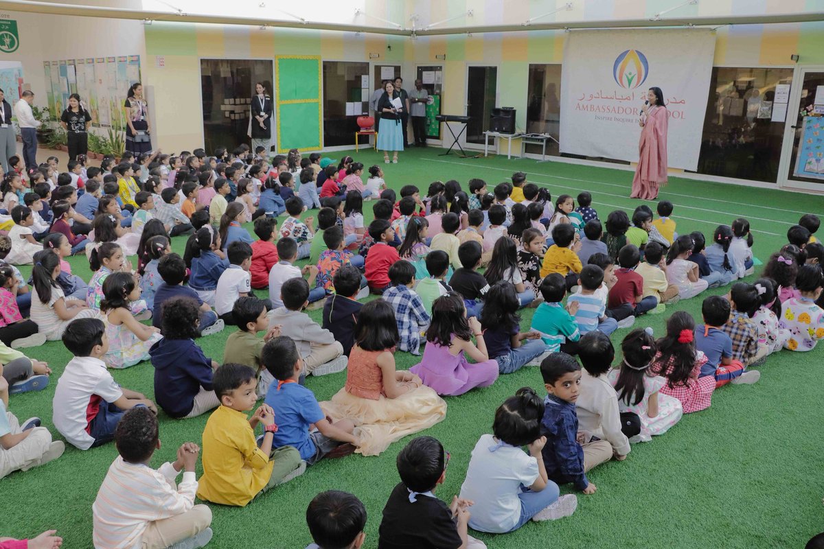 AmbassadorDXB's tweet photo. For our children…with love....from ASD Staff
Children’s Day, thus was celebrated with great enthusiasm and joy at Ambassador School, Dubai. 
We love you children @KHDA https://t.co/porDUHbr9y