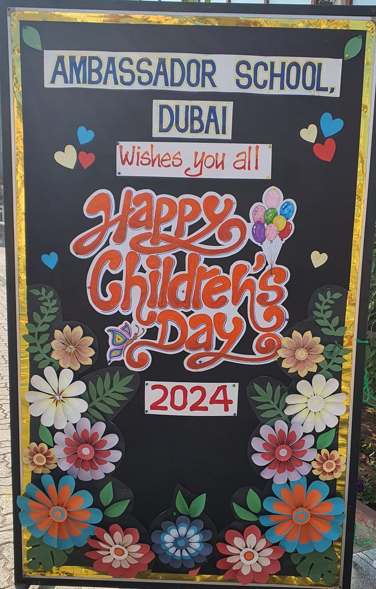 AmbassadorDXB's tweet photo. For our children…with love....from ASD Staff
Children’s Day, thus was celebrated with great enthusiasm and joy at Ambassador School, Dubai. 
We love you children @KHDA https://t.co/porDUHbr9y