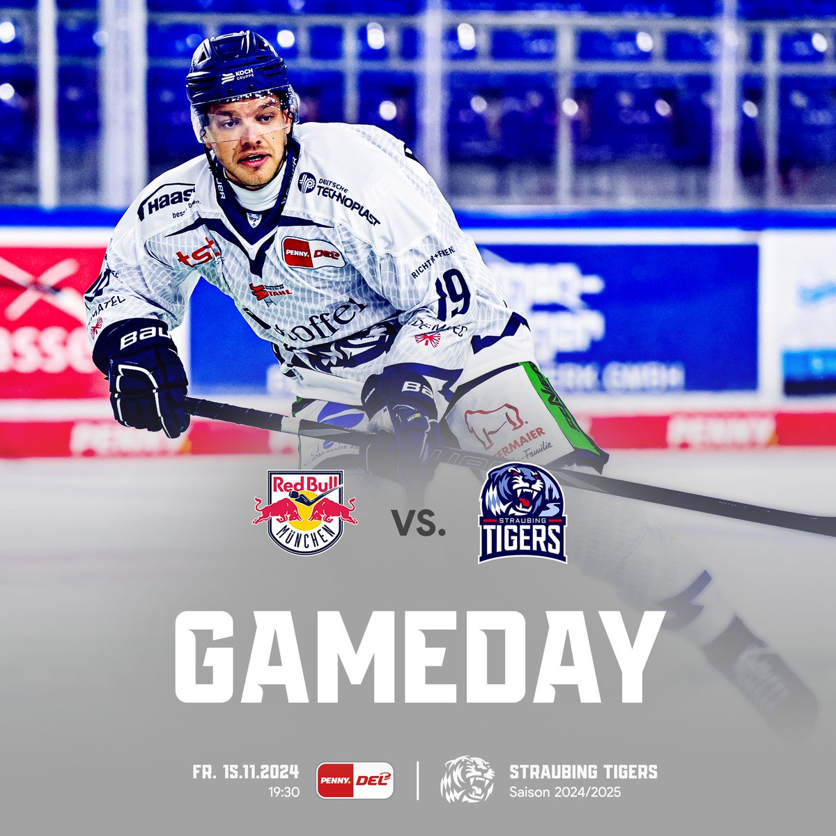 srtigersfans's tweet photo. ⚪️ G A M E D A Y ⚪️
Derby in München! Über 1500 Tigers Fans unterstützen unser Team heute im SAP Garden🐯🙌
#RBMvsSTR | #PENNYDEL
#tigershockey https://t.co/pWTEOjCXmV