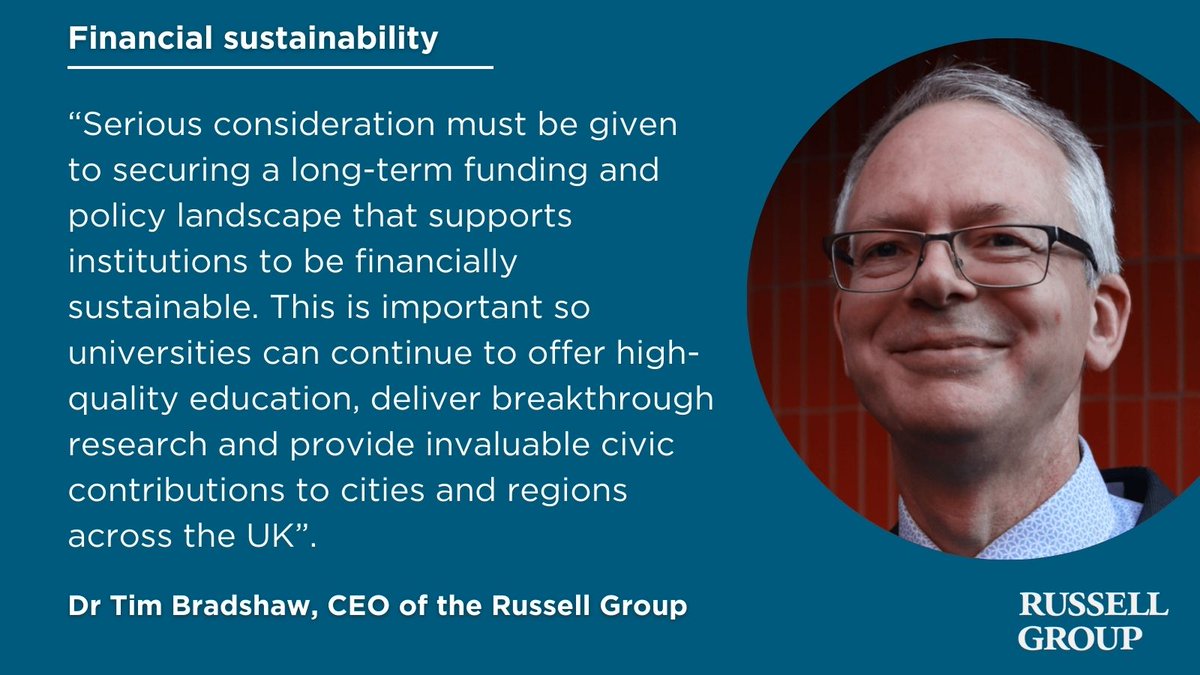 Russell Group tweet media