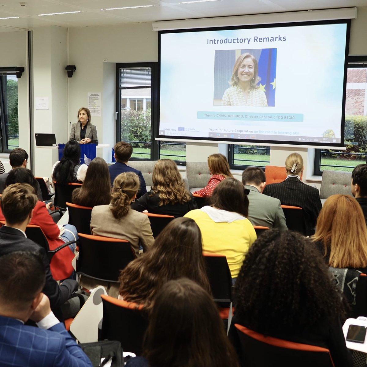 EU Regio Interreg (@regiointerreg) on Twitter photo 🎉 Youth4Future Cooperation – on the road to #InterregGO has officially begun!
Our Director-General <a href="/ChristophidouEU/">Themis Christophidou</a> opened the event in Brussels, emphasized the importance of the discussion for the future of Territorial Cooperation involving young people
#Youth4Coop #Interreg 🎉 Youth4Future Cooperation – on the road to #InterregGO has officially begun!
Our Director-General <a href="/ChristophidouEU/">Themis Christophidou</a> opened the event in Brussels, emphasized the importance of the discussion for the future of Territorial Cooperation involving young people
#Youth4Coop #Interreg