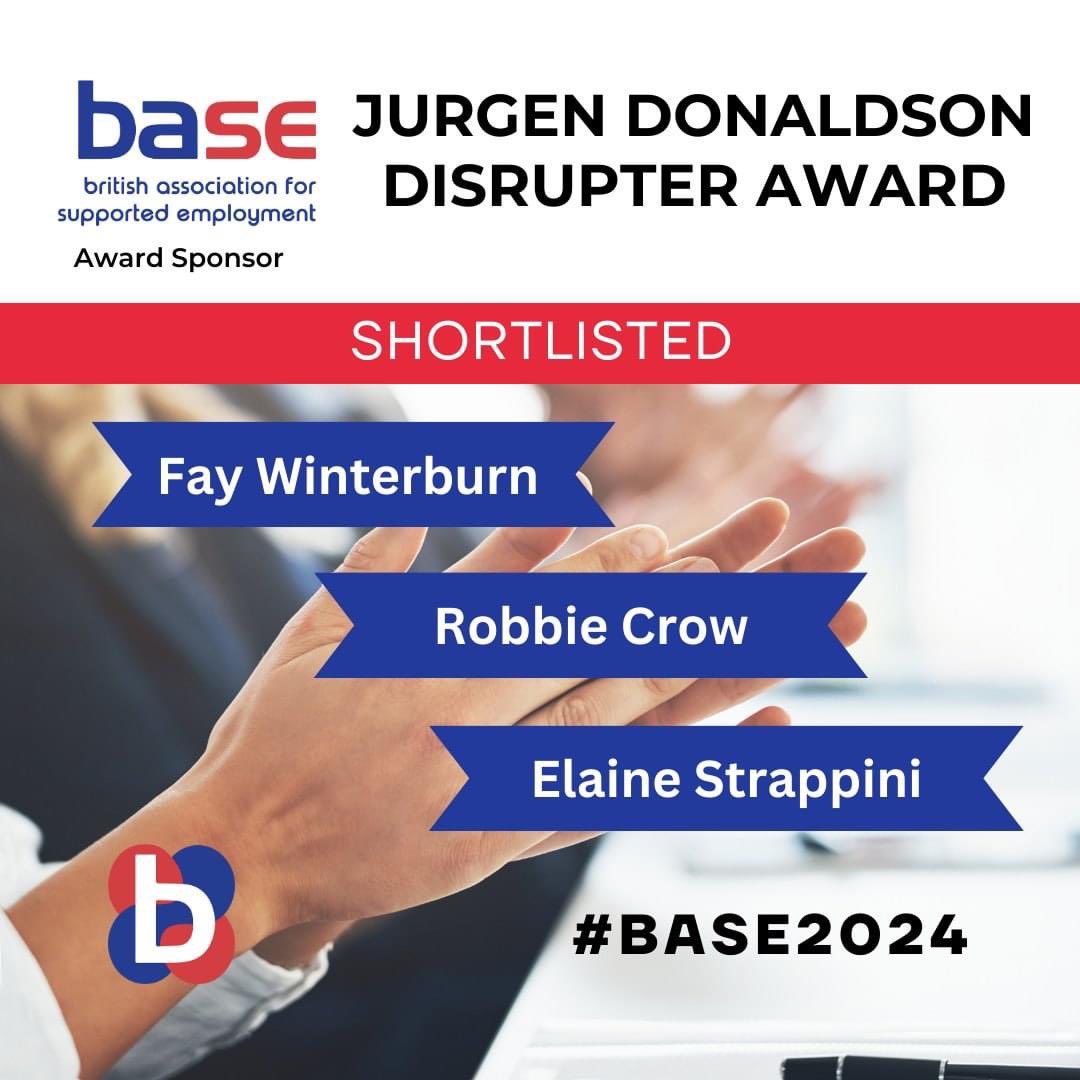 Guernsey Employment Trust (@gsyemploytrust) on Twitter photo Earlier, we announced GET had been shortlisted for a <a href="/base_tweets/">British Association of Supported Employment (BASE)</a> award. We have been shortlisted for another, Elaine Strappini- for the Jurgen Donaldson Disrupter award!
GET created Employers’ Disability Charter in 2017. Elaine created momentum for the charter.
Stay tuned! Earlier, we announced GET had been shortlisted for a <a href="/base_tweets/">British Association of Supported Employment (BASE)</a> award. We have been shortlisted for another, Elaine Strappini- for the Jurgen Donaldson Disrupter award!
GET created Employers’ Disability Charter in 2017. Elaine created momentum for the charter.
Stay tuned!