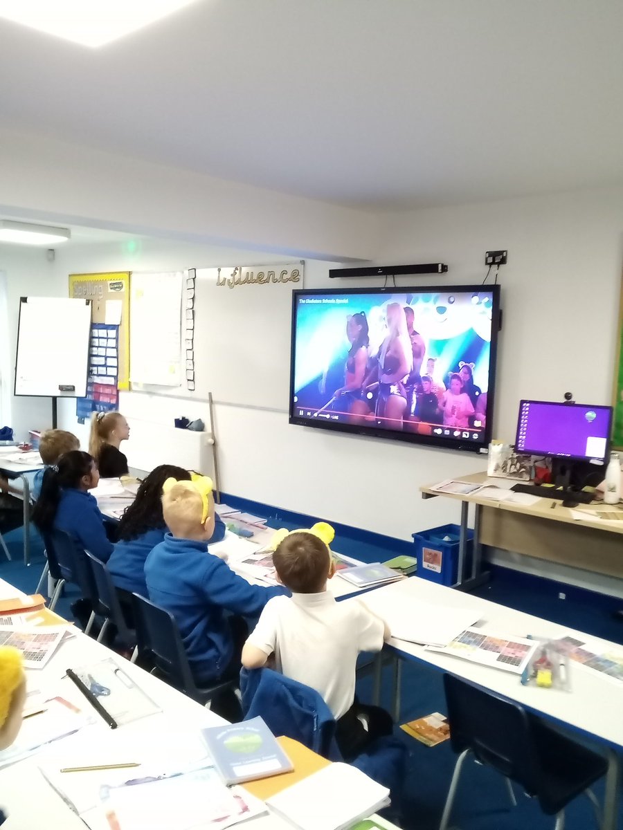 hillsideyr3's tweet photo. Thank you for all your support with Children in Need. We've enjoyed the BBC live stream with the Gladiators this morning. https://t.co/qqNhfPXovl