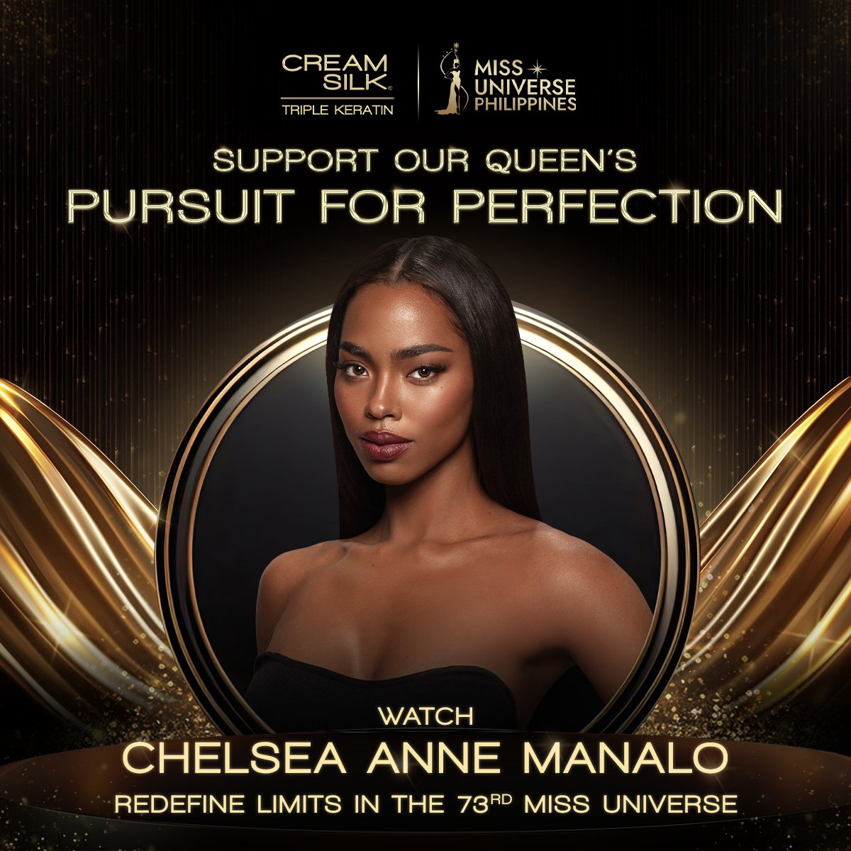 Cream Silk (@creamsilkph) on Twitter photo A Modern Filipina is always meant to break barriers.
Let's all cheer for Chelsea Anne Manalo as she competes in the 73rd Miss Universe!
#MissUniverse #73rdMissUniverse #CreamSilkPH
Photo by: <a href="/sevenbarretto/">Seven Barretto</a> A Modern Filipina is always meant to break barriers.
Let's all cheer for Chelsea Anne Manalo as she competes in the 73rd Miss Universe!
#MissUniverse #73rdMissUniverse #CreamSilkPH
Photo by: <a href="/sevenbarretto/">Seven Barretto</a>