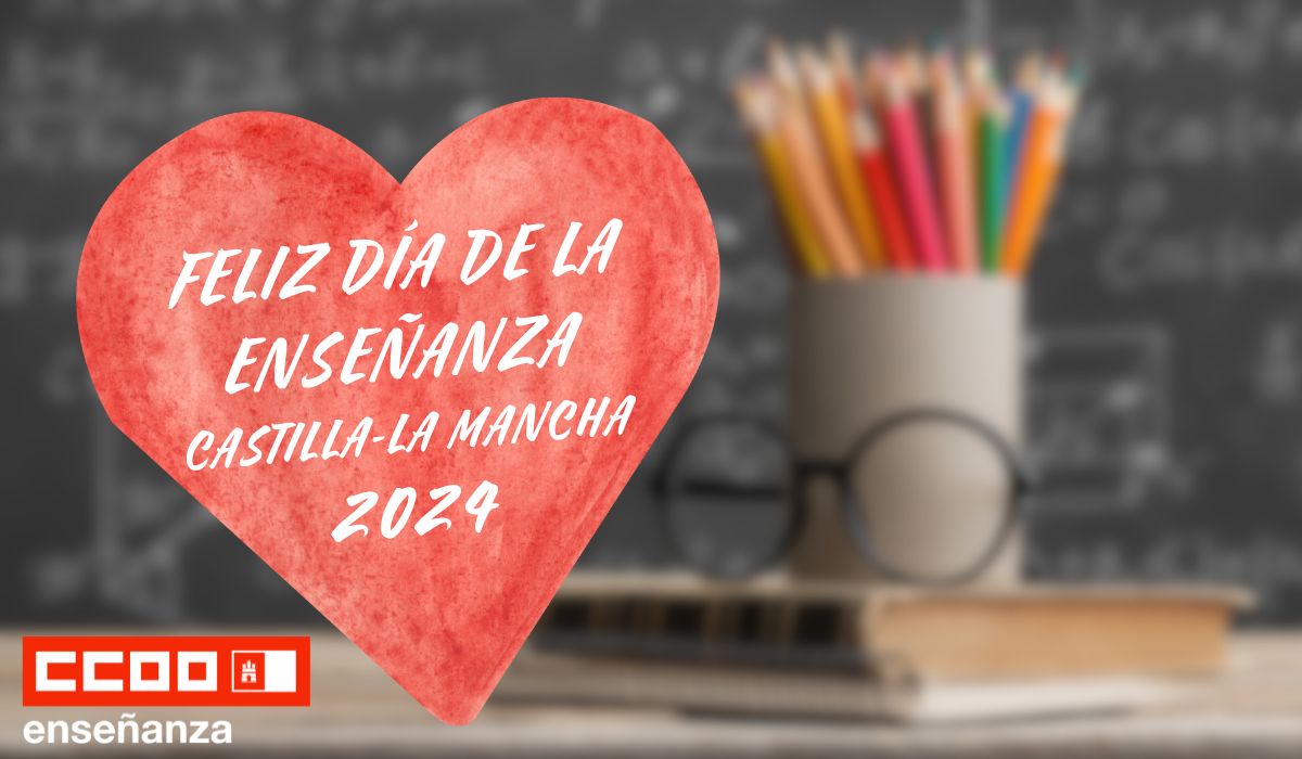 📢 La FECCOO-CLM traslada su reconocimiento y felicitación a toda la comunidad educativa de Castilla-La Mancha en el Día de la Enseñanza

🔗 castillalamancha.fe.ccoo.es/noticia:710561