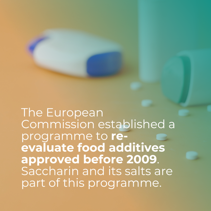 EFSA_EU's tweet photo. 📢 Just published: our experts concluded #Saccharin (E 954) is safe and increased the acceptable daily intake (ADI) from 5 to 9 mg/kg of body weight per day.
Swipe for key points & read our news to learn more ⤵️
https://t.co/Ls030kxfBw
@EU_Health #EUFoodSafety