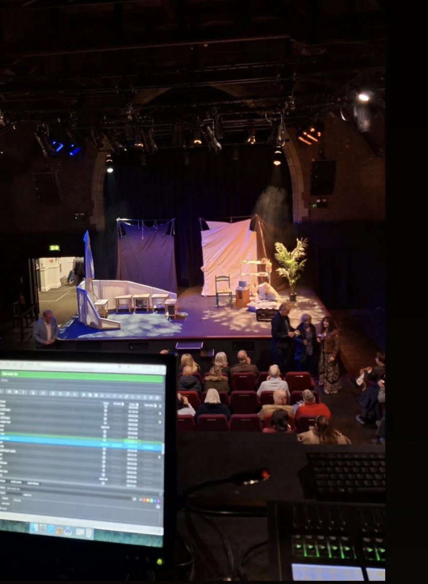LouiseWriter's tweet photo. *View from a tech box*
I've learned lots about theatre production and staging from the incredible #HowToBeBrave tour and it isn't over yet.
If you haven't seen the show it's the LAST 2 NIGHTS @ertheatre today and tomorrow!
Hope to see you.
Book here: https://t.co/Cvn7G2C8tA https://t.co/LKyEtvyMMT