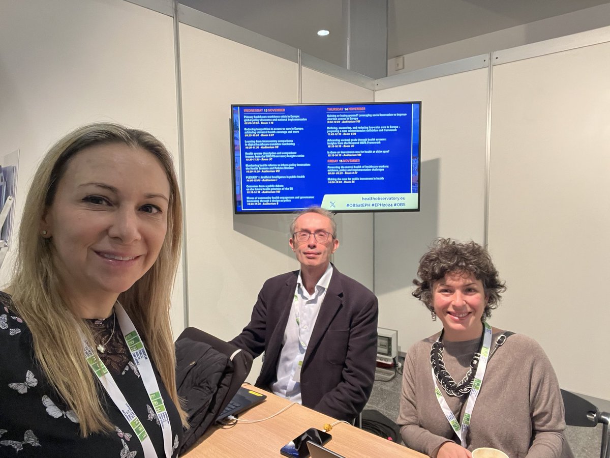 Sherry Merkur (@sherrymerkur) on Twitter photo Last day in Lisbon at #EPH2024! 🎉 The <a href="/OBShealth/">European Observatory on Health Systems & Policies</a> team has distributed 600+ publications—studies, policy briefs, #HiTs, and #Eurohealth. Stop by our stand and say hello before we wrap up! 👋📚 Last day in Lisbon at #EPH2024! 🎉 The <a href="/OBShealth/">European Observatory on Health Systems & Policies</a> team has distributed 600+ publications—studies, policy briefs, #HiTs, and #Eurohealth. Stop by our stand and say hello before we wrap up! 👋📚