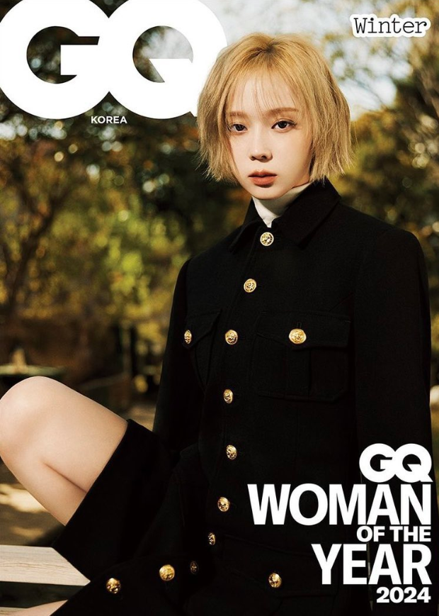 AboutMusicYT's tweet photo. GQ Korea has named Winter of aespa as Woman of the Year. https://t.co/asmFepXMx0