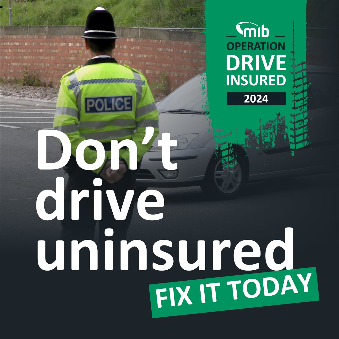 Every 20 minutes someone is injured by a vehicle driven by an uninsured driver or hurt in a hit-and-run incident. 

Check that your insurance is valid now: bit.ly/DriveInsured