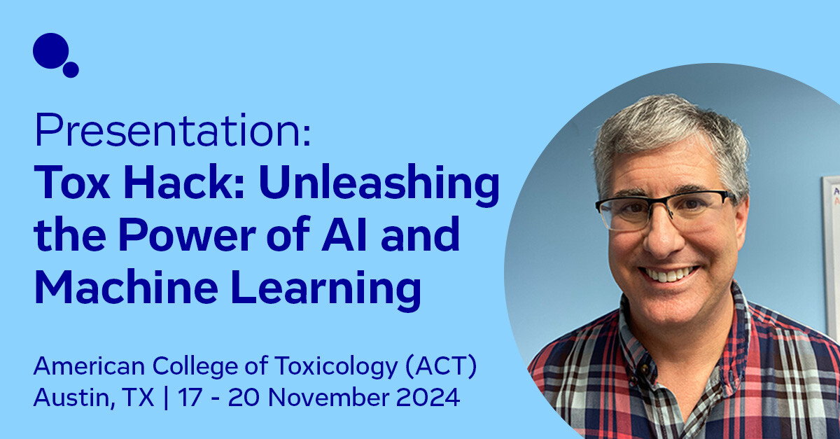 Join Cyprotex expert Chris Strock PhD next week at #ACT2025 his presentation as part of the session "Tox Hack: Unleashing the Power of AI and Machine Learning".

Meet us at Booth 318! Book a meeting or learn more here - hubs.ly/Q02YcXzD0

#ACT2025 #toxicology