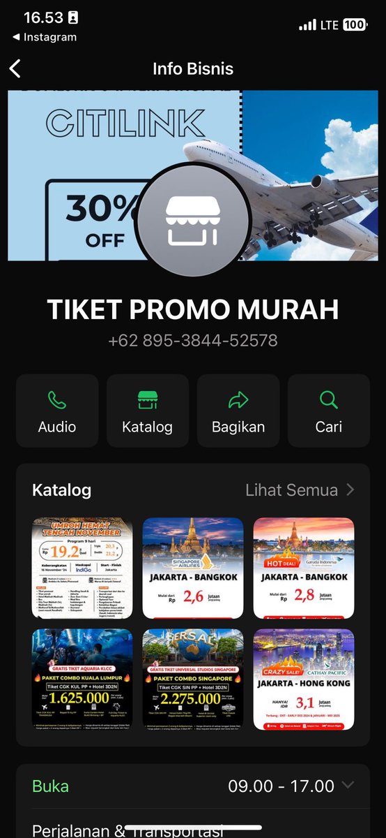 Gaes mintol bantu report yaa.. instagram.com/tiketmurahhh?i…