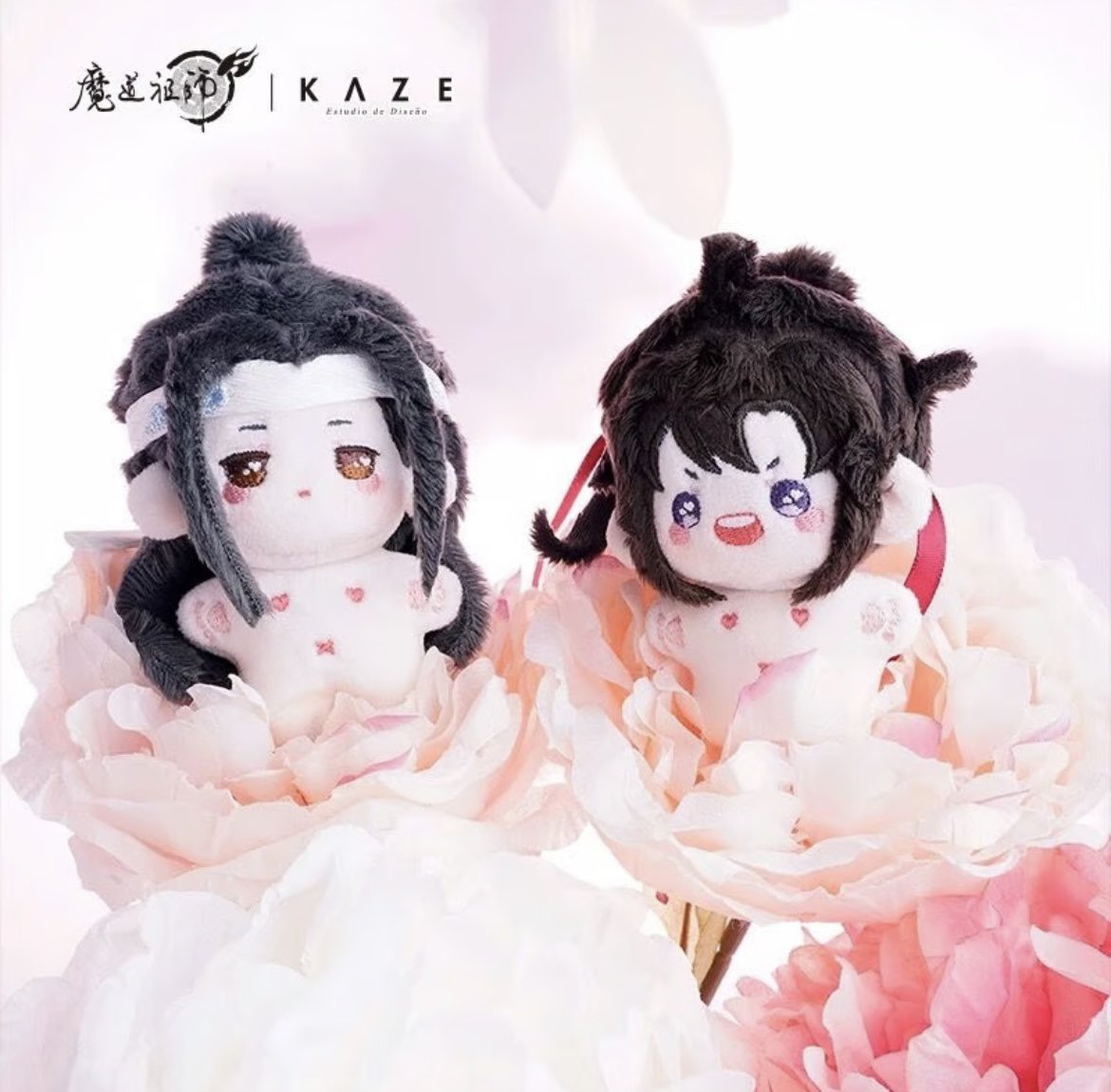 魔道祖師（kaze） ☆ 海星体・ぬいぐるみセット（魏无羡 & 蓝忘机）約7