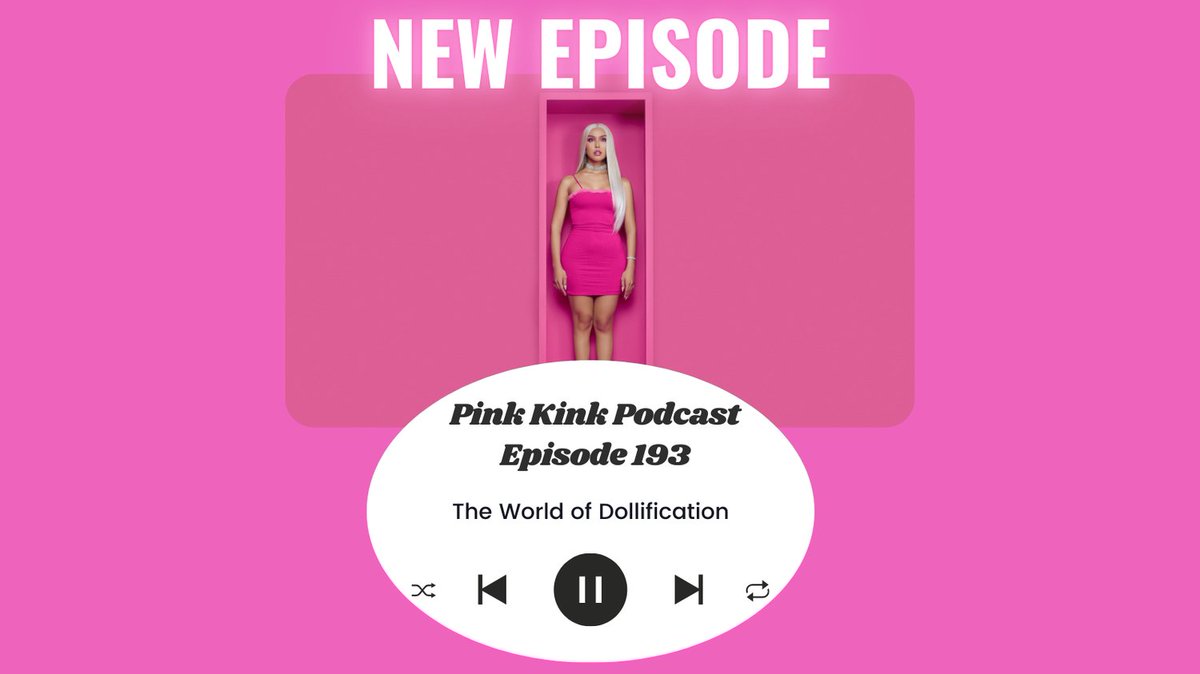 New episode just dropped! We’re exploring Dollification—a unique kink where someone becomes a “living doll” under another’s care and control. Dive into the power, trust, and fantasy that make this play so captivating! Listen now! #PinkKinkPodcast #KinkExplained #LivingDoll
