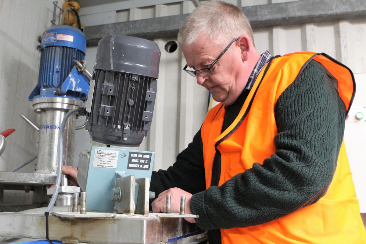 Mark's doing the rounds to make sure everything is running smoothly here in Peterborough.
