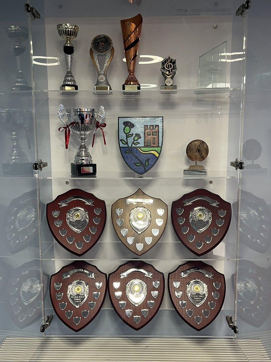 Preston Road have a lovely new
trophy cabinet to display some of our achievements! Thank you Mr Wallace!