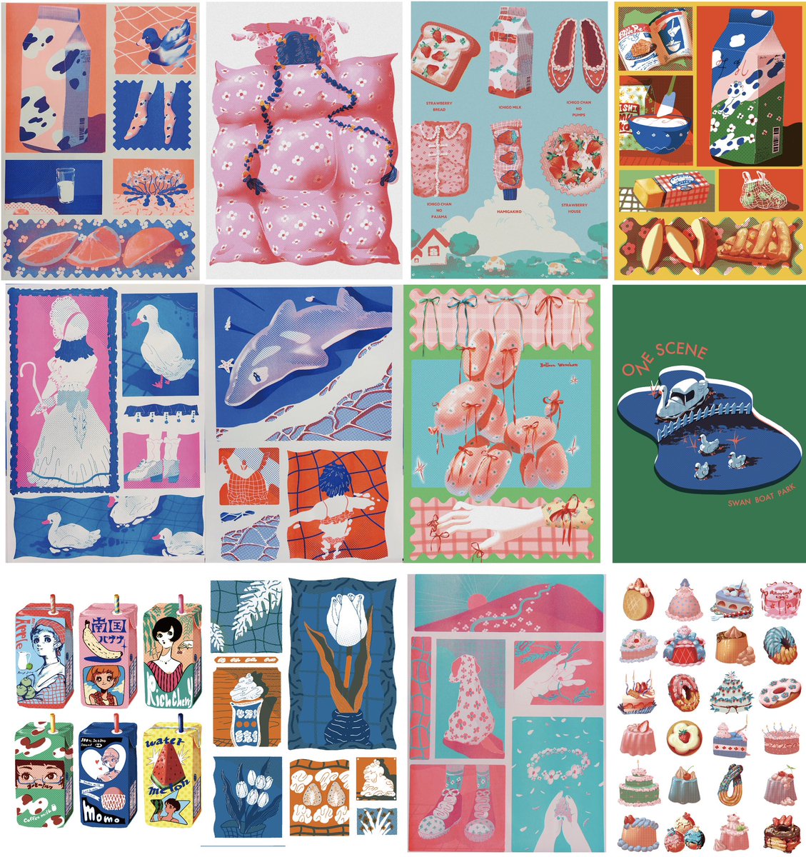 🪩リソグラフポスターラインナップ
41種あります🗞️

#デザフェス60 #デザフェス 