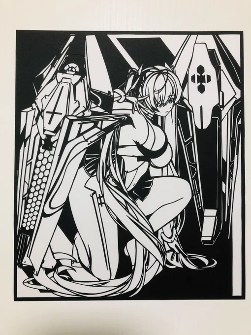 #NIKKE #シンデレラ
#NIKKE2周年グローバルクリエイターコンテスト
#切り絵 