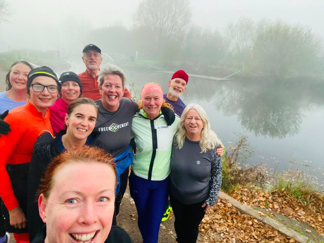 Somewhere in the misty morning air is Exeter's FREEMOOVEMENT running group. I clearly missed a misty one. Well done to those that found their way out and back. Top JOB!