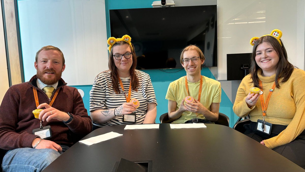 We're all dressed in yellow to show our support for this year's #ChildrenInNeed.💛

Plus, we've got some #Pudsey themed treats to enjoy too!🐻