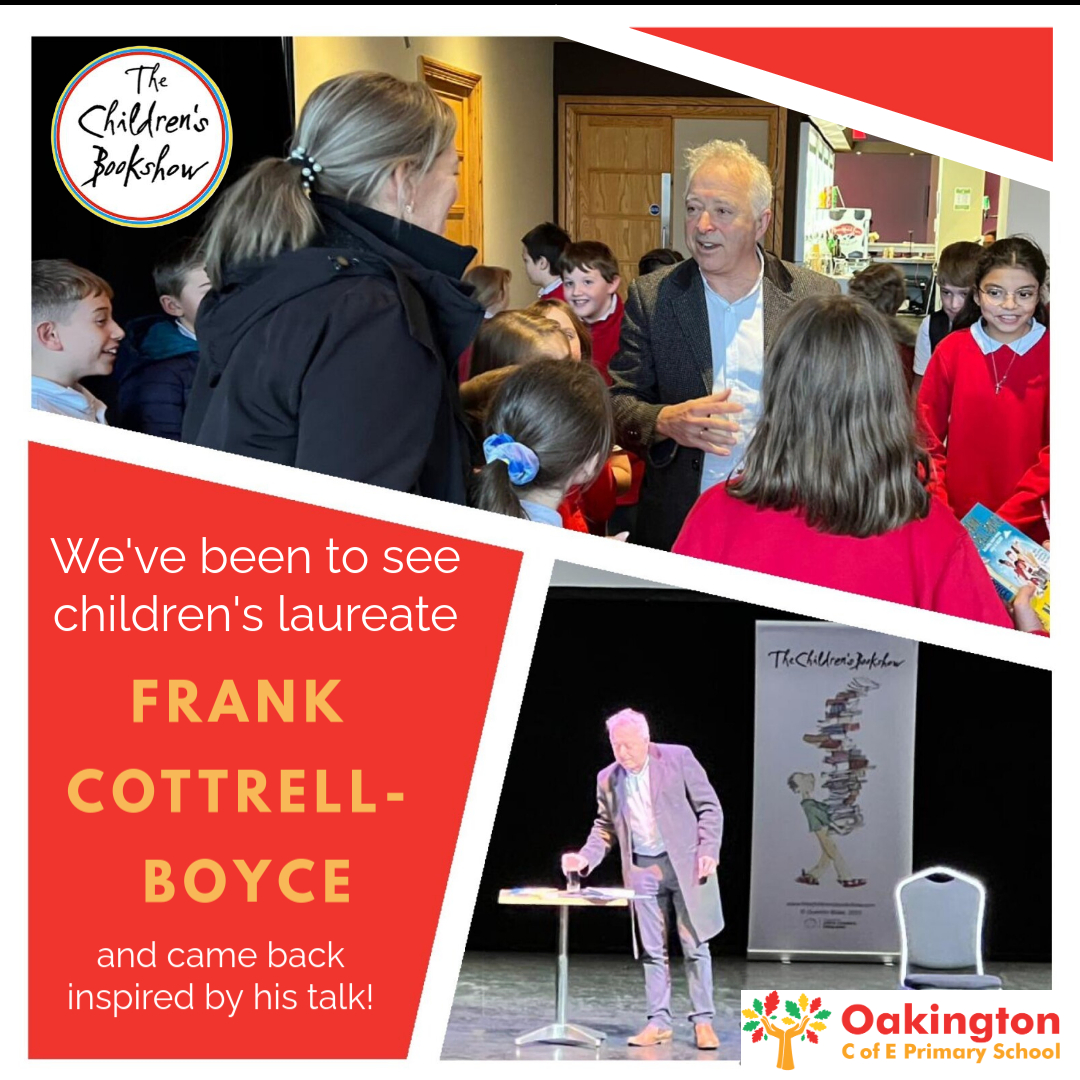 Our Year 5 and 6 children really enjoyed their visit to The Children's Bookshow at The New Theatre, Peterborough, where they listened to an inspiring talk by the Children's Laureate Frank Cottrell-Boyce! #childrenslaureate #thechildrensbookshow <a href="/ChildrensBkShow/">Children's Bookshow</a> <a href="/frankcottrell_b/">Frank Cottrell-Boyce</a>
