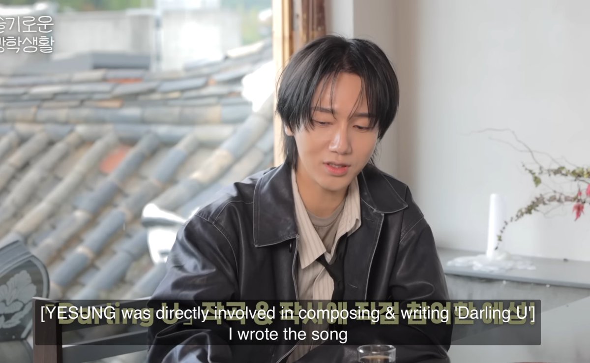 bskgrm09's tweet photo. i know Darling U lyrics was written by them but EXCUSE ME YEHYUK???!!! 🤣 https://t.co/TE94SADn7g