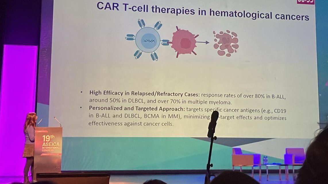 💪Orgullosos de nuestra representación en el 19 congreso <a href="/ASEICAnews/">ASEICA</a>:

✅Gregoire Stick (@G_Stik) - Ganador VI Ayuda +queuntrail - ASEICA
✅Laura Mondragón (<a href="/MondragonLab/">L Mondragón Lab_IJC</a>) - II Ayda Fundación Domingo Martínez - ASEICA Accesit

✅Y las charlas de <a href="/eli_mereu/">Elisabetta Mereu 🇺🇦</a>  y <a href="/LucPontel/">Lucas Pontel</a>