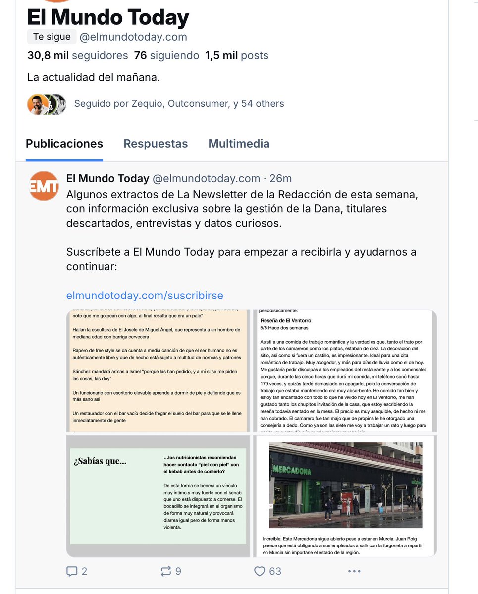La misma publicación con 1.5 millones de followers y con solo 30.000.