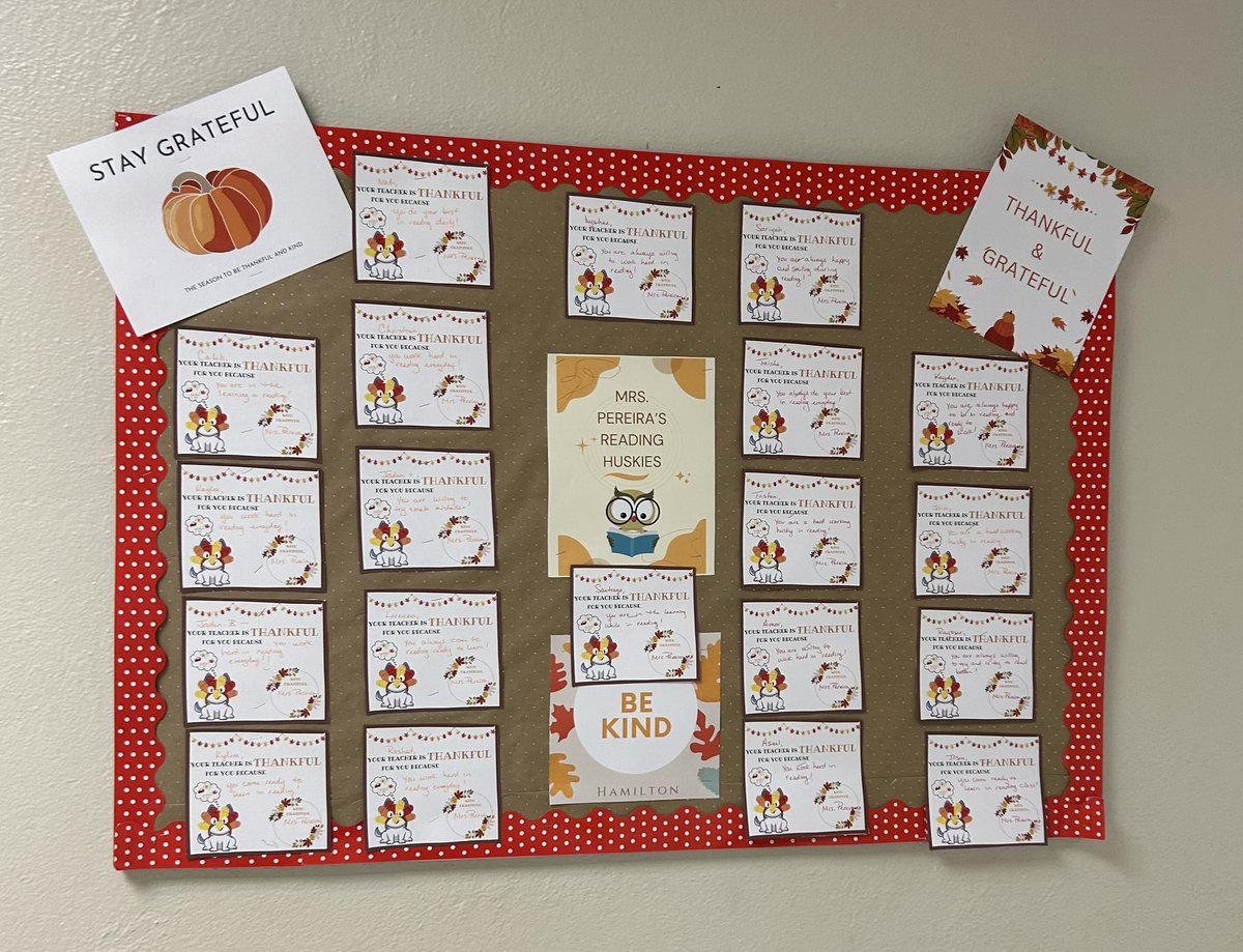 Gratitude is the attitude <a href="/Hamilton_Howler/">Hamilton Elementary School</a> 😍💙💛🐾