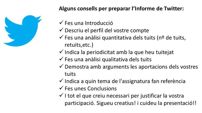 CompOrgADE's tweet image. Voleu començar a preparar l&apos;informe de Twitter?  No sabeu com fer-ho? Aquí teniu  alguns consells #CompOrg24