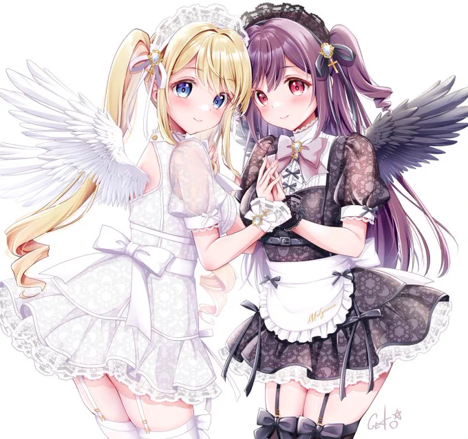 "天使"と"堕天使"どっちがスキ?#オリジナル 