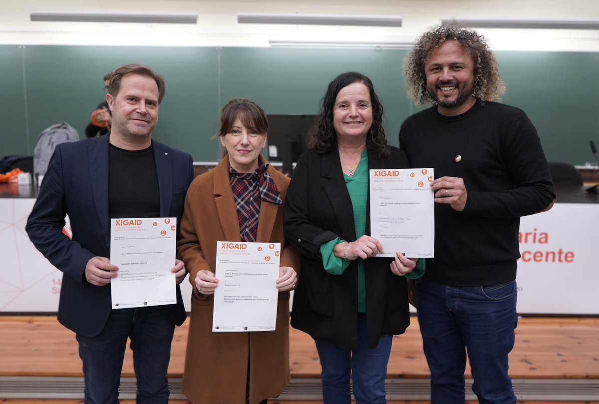 A Universidade da Coruña lidera os premios da II Xornada Interuniversitaria de Innovación Docente  udc.es/novas/A-Univer… #IIXIGAID